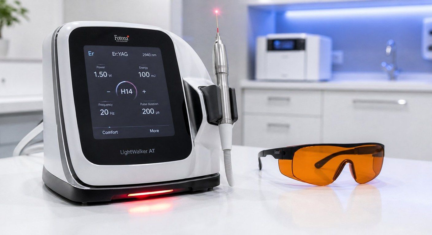 Dispositif laser dentaire moderne