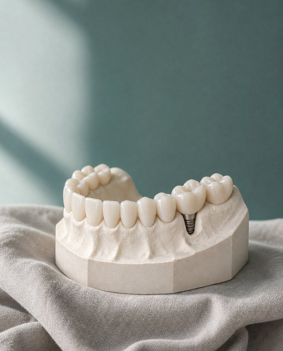 Après traitement — dents droites et alignées dans un sourire confiant